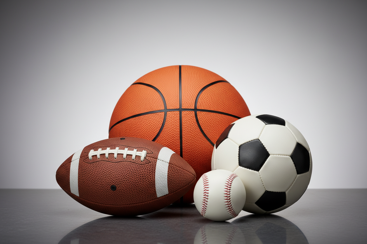 basket ball soccer ball foot ball base ball