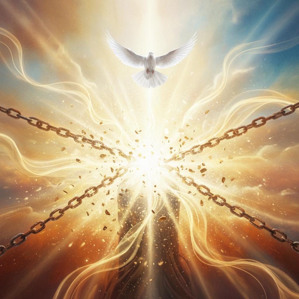 A SPITUAL VERSION OF BREAKING THE CHAINS FOR FREEDOM