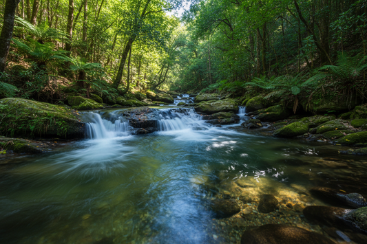BEAUTIFUL WATERFLOWING 
