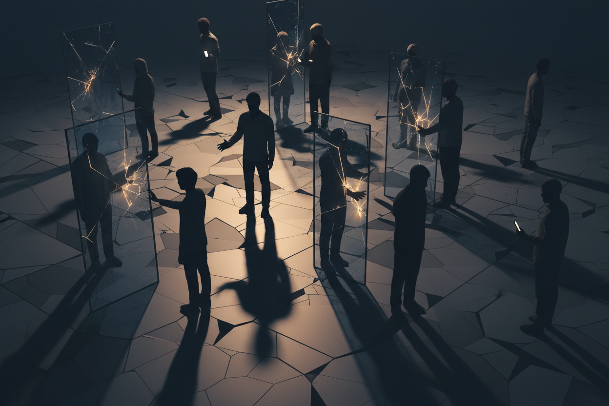 WE'RE IN A WORLD WHERE IT'S SO HARD TO GET ALONG WITH EACH OTHER